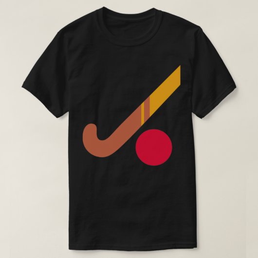 Field Hockey Stick en Ball Field Hockey Cadeaus vo T-shirt (Design voorkant)