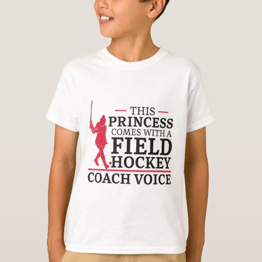Field Hockey This Princess Comes With A Field Hock T-shirt (Voorkant)