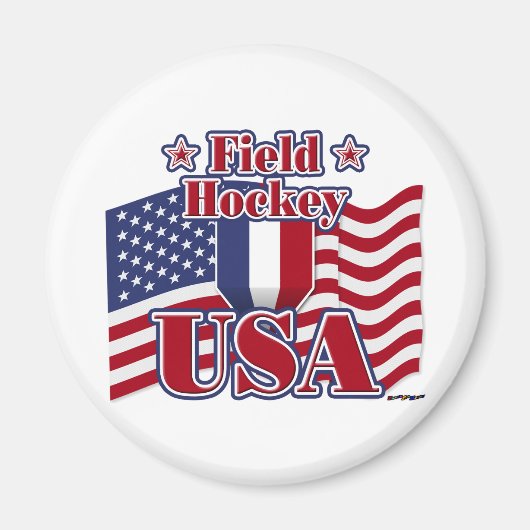 Field Hockey USA Magneet (Voorkant)