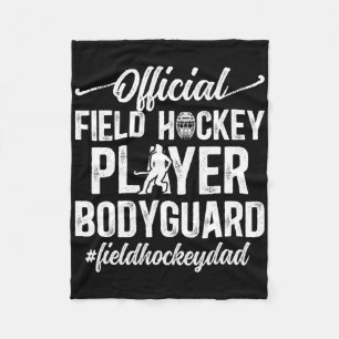 Field Hockey Vader Funny Vader Van Een Field Hocke Fleece Deken