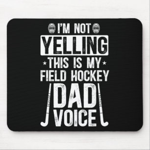 Field Hockey Vader Stem Vader Van Een Field Hockey Muismat