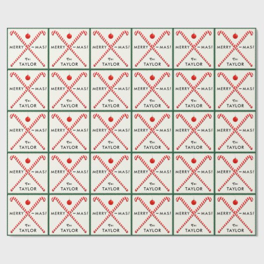 Field Hockey Vakantie Cadeau Wrapping PA Cadeaupapier (Vlak)