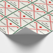 Field Hockey Vakantie Cadeau Wrapping PA Cadeaupapier (Hoek)