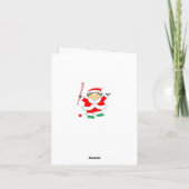 Field Hockey Vakantie Kaart (Achterkant)