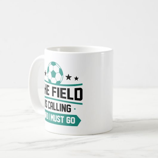 Field is Calling And I Must Go Koffiemok (Voorkant links)