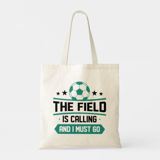 Field is Calling And I Must Go Tote Bag (Achterkant)
