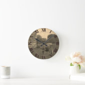 Field Jersey Koe Clockface Ronde Klok (Huis)