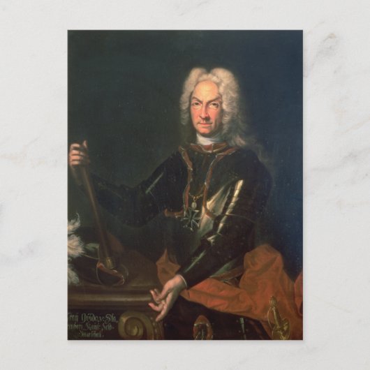 Field Marshall Count Guidobald von Starhemberg Briefkaart (Voorkant)