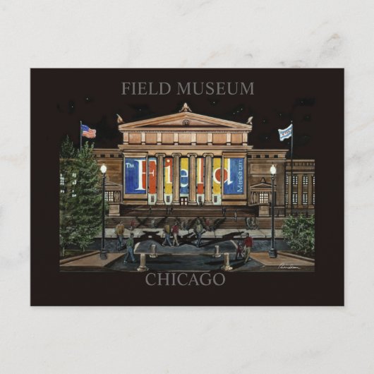 Field Museum Chicago Randsom Art Briefkaart (Voorkant)