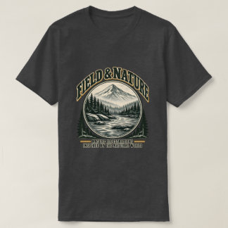 Field & Nature Vintage Bergstroom Grafisch T-shirt