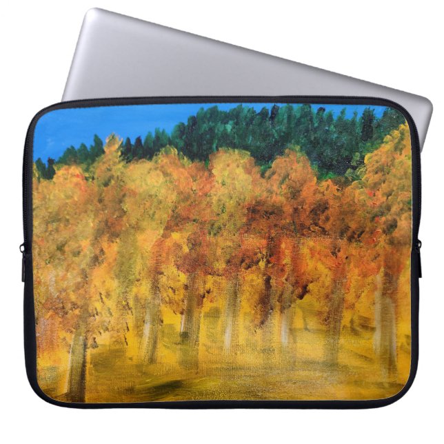 Field of Aspens Laptop Sleeve (Voorkant)
