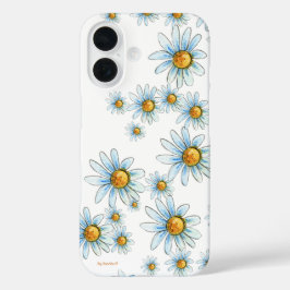 Field of Blue Daisies Telefoonhoesje iPhone 16 Hoesje