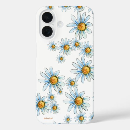 Field of Blue Daisies Telefoonhoesje Case-Mate iPhone Case (Achterkant)