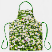 Field Of Daisy Flowers mooi en grappig Schort (Voorkant)