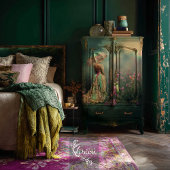 Field of Dreams, Dark Emerald Green, Hummingbird,  Tissuepapier