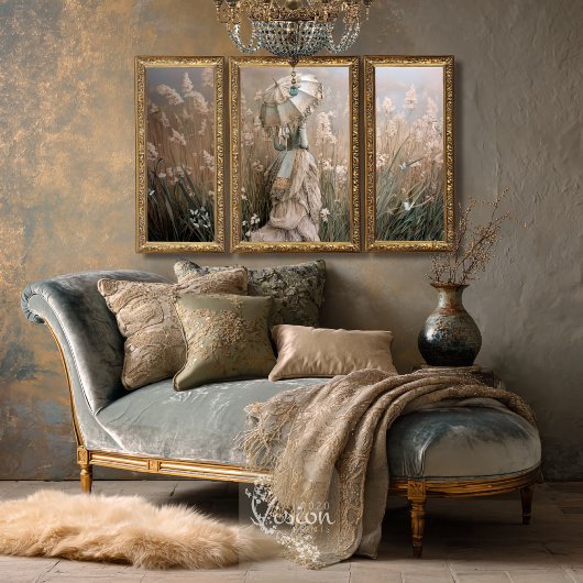 Field of Dreams Drieluik Zwaargewicht Decoupage Inpakpapier Vel