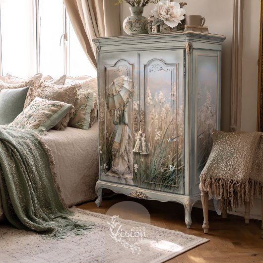 Field of Dreams, Pampas Grass & Butterflies Tissuepapier