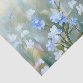 Field of Flowers-Forget-Me-Not (C) Waterverf Tissuepapier (Detail)