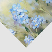 Field of Flowers-Forget-Me-Not (D) Waterverf Tissuepapier (Detail)
