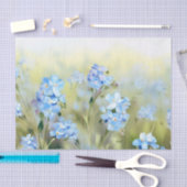 Field of Flowers-Forget-Me-Not (D) Waterverf Tissuepapier (Craft)