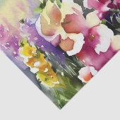 Field of Flowers-Snapdragon (A) Waterverf Tissuepapier (Detail)