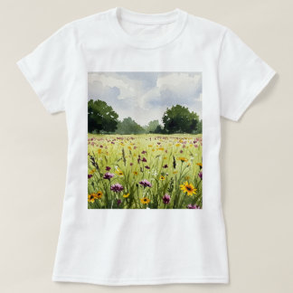 Field of flowers t-shirt