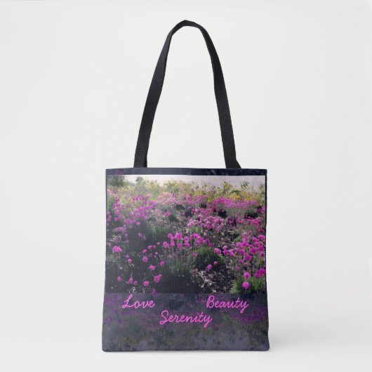 Field of flowers tote bag (Voorkant)