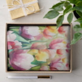 Field of Flowers-Tulip (A) Waterverf Tissuepapier (Geschenk)