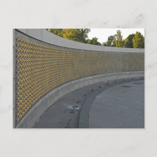 Field of Gold Stars Briefkaart (Voorkant)