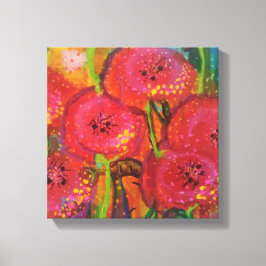 Field of Poppies Wrapped Canvas