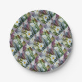 FIELD OF WHITE DAISY FLOWERS PAPER PLATE PAPIEREN BORDJE (Voorkant)