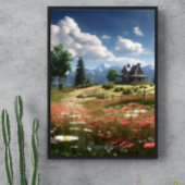 Field of Wild Flowers Canvas Art