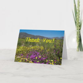 Field of Wildflowers - Bedankt kaart
