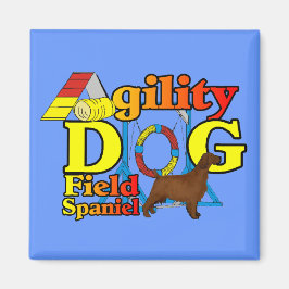 Field Spaniel Agility Magneet