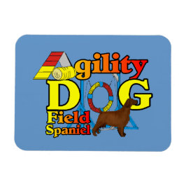 Field Spaniel Agility Magneet