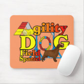 Field Spaniel Agility Muismat (Met muis)
