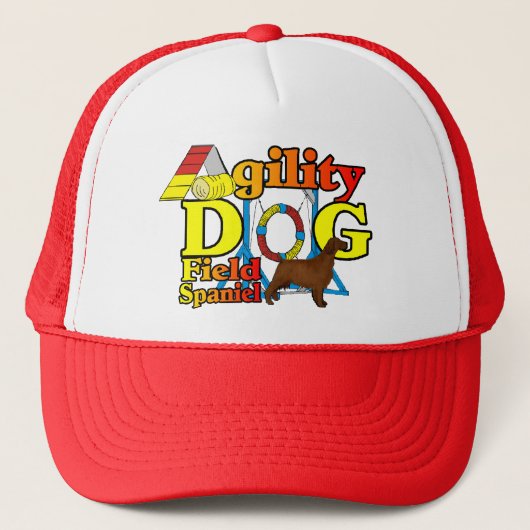 Field Spaniel Agility Trucker Pet (Voorkant)