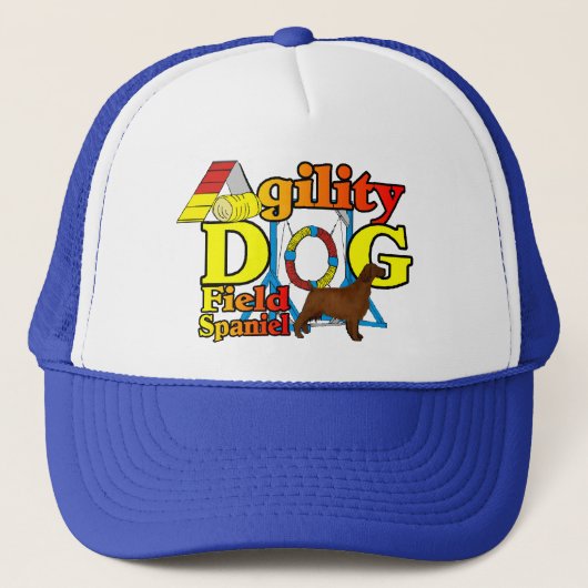 Field Spaniel Agility Trucker Pet (Voorkant)
