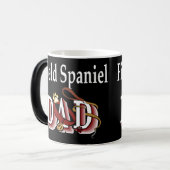 Field Spaniel Dad Gifts Magische Mok (Voorkant links)