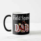 Field Spaniel Dad Gifts Magische Mok (Links)