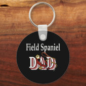 Field Spaniel dad Sleutelhanger (Voorkant)