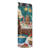 Field Spaniel Holiday Baking: Feestelijke Kerst Thermosbeker (Geroteerd rechts)