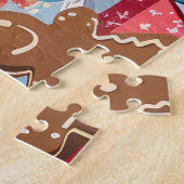 Field Spaniel Kerstbakken: Festive Kerstmis Legpuzzel (Zijkant)