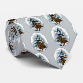 Field Spaniel kerstcadeaus Stropdas (Opgerold)