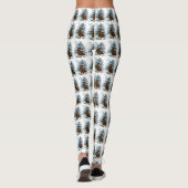 Field Spaniel Kerstmis Leggings (Achterkant)