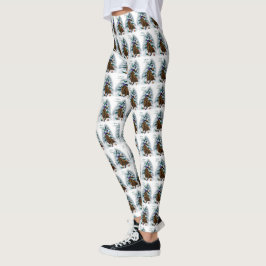 Field Spaniel Kerstmis Leggings