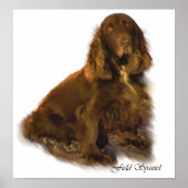Field Spaniel Kunst Prints (Voorkant)