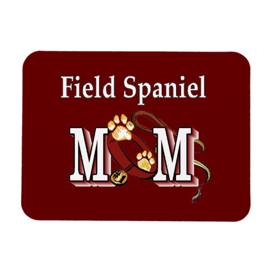 Field Spaniel Mam Gifts Magneet (Horizontaal)
