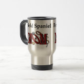 Field Spaniel Mam Gifts Reisbeker (Voorkant links)