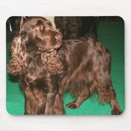 Field Spaniel Mousepad Muismat (Voorkant)